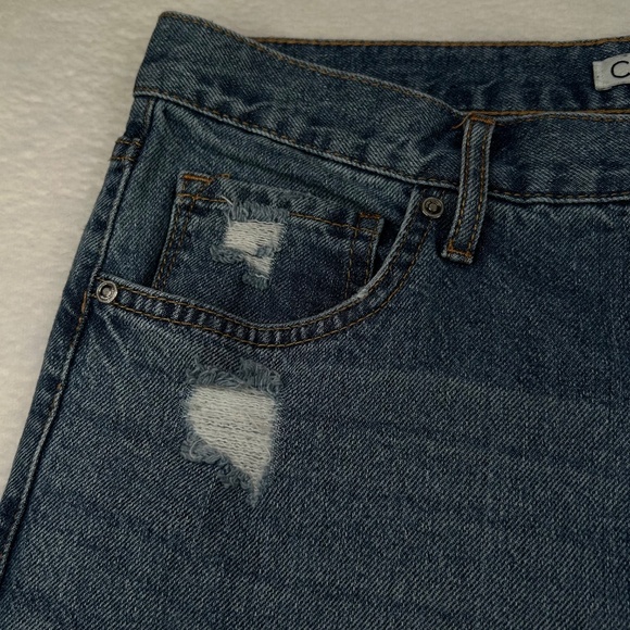 Code Bleu Women's Size 8 Distressed Jeans Pants Blue - Picture 4 of 16